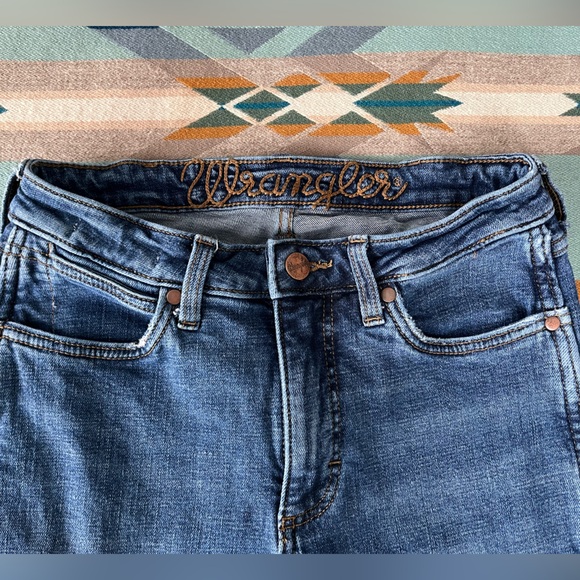 Wrangler Women's Retro High Rise Trouser Jeans 27x36 Tall - Picture 2 of 11